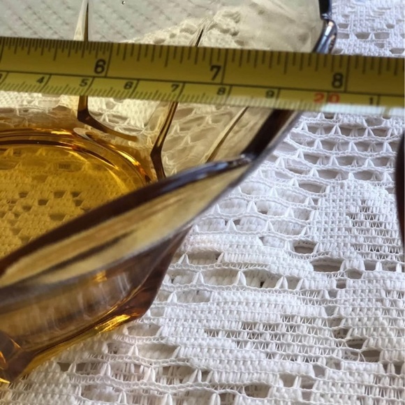 Honey Gold Amber Glass Chip & Dip Bowls Swedish Mid Century MCM
2 8x3”, 1 4x2” - Picture 7 of 9